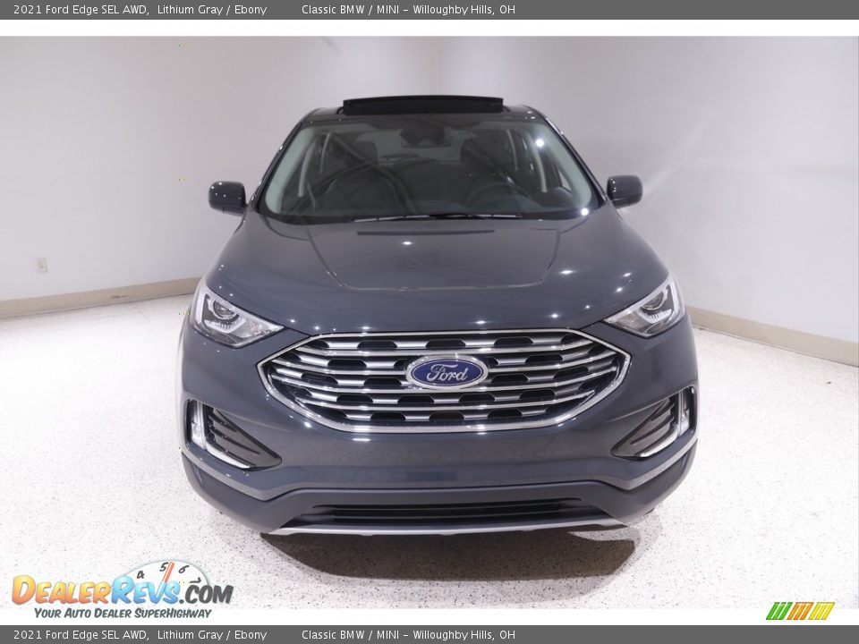 2021 Ford Edge SEL AWD Lithium Gray / Ebony Photo #2