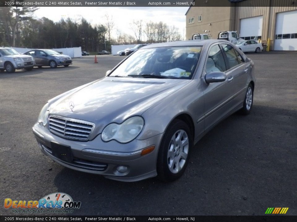 2005 Mercedes-Benz C 240 4Matic Sedan Pewter Silver Metallic / Black Photo #1