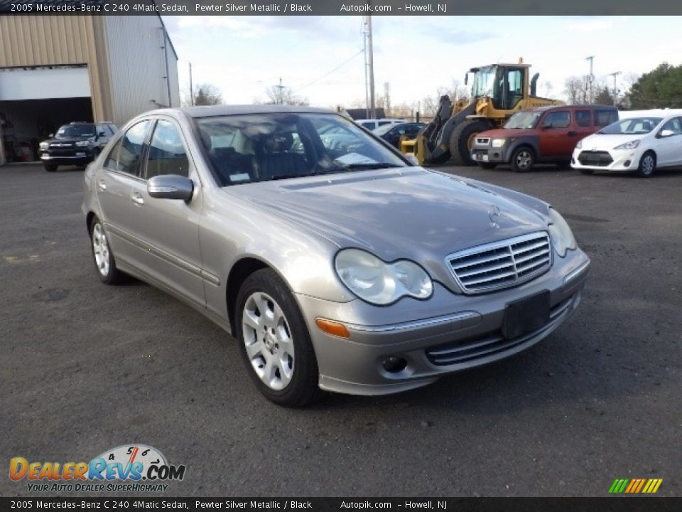 2005 Mercedes-Benz C 240 4Matic Sedan Pewter Silver Metallic / Black Photo #2