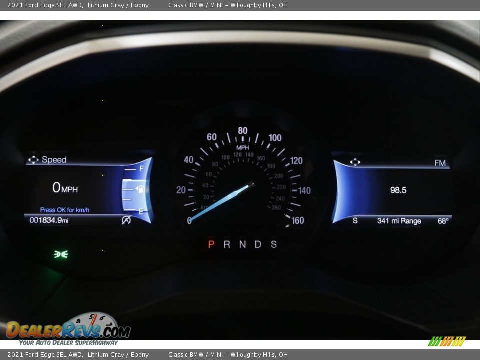 2021 Ford Edge SEL AWD Gauges Photo #8