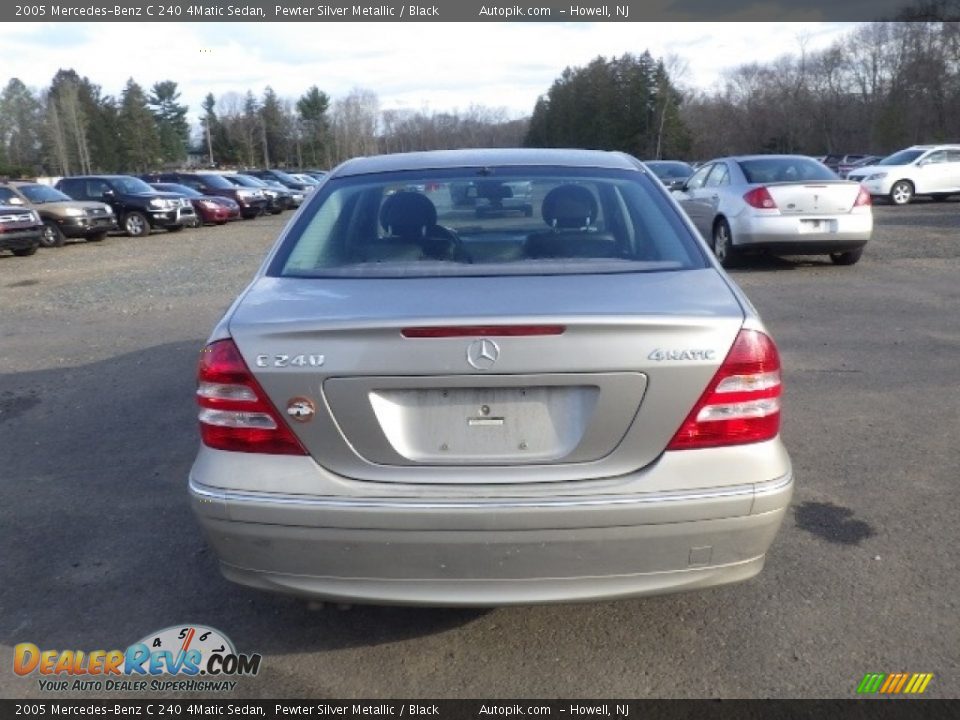 2005 Mercedes-Benz C 240 4Matic Sedan Pewter Silver Metallic / Black Photo #5