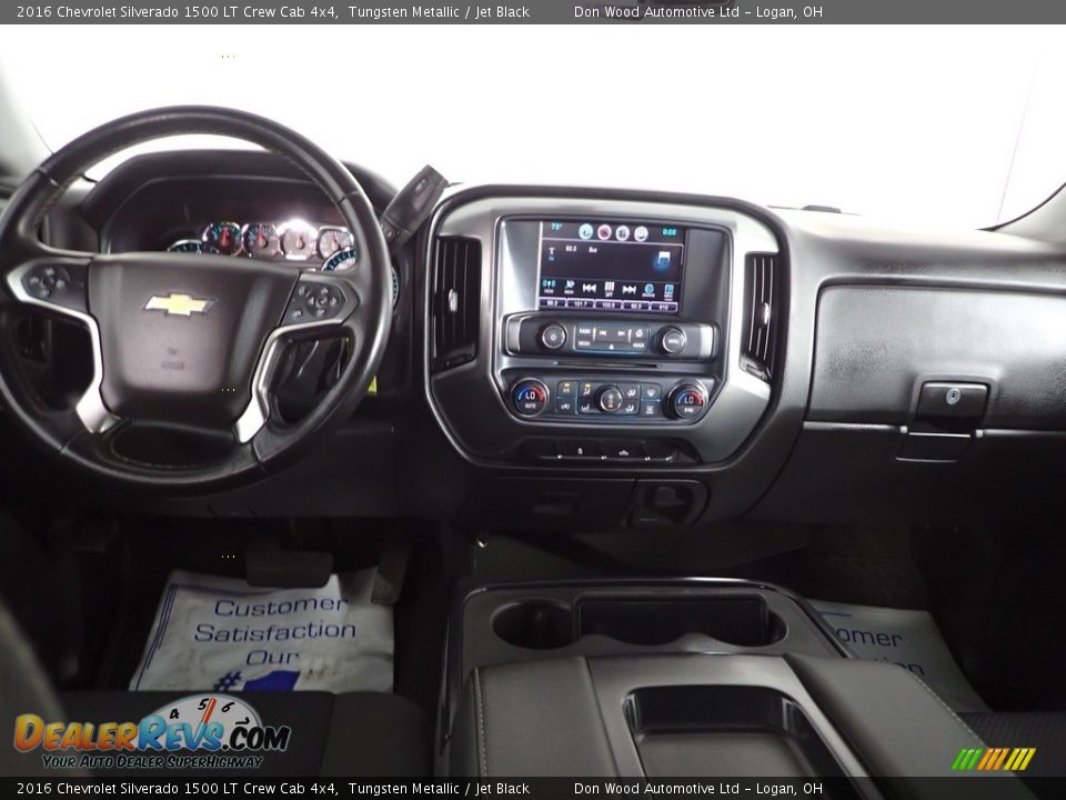 2016 Chevrolet Silverado 1500 LT Crew Cab 4x4 Tungsten Metallic / Jet Black Photo #26