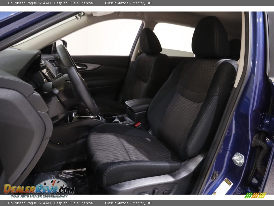 2019 Nissan Rogue SV AWD Caspian Blue / Charcoal Photo #5