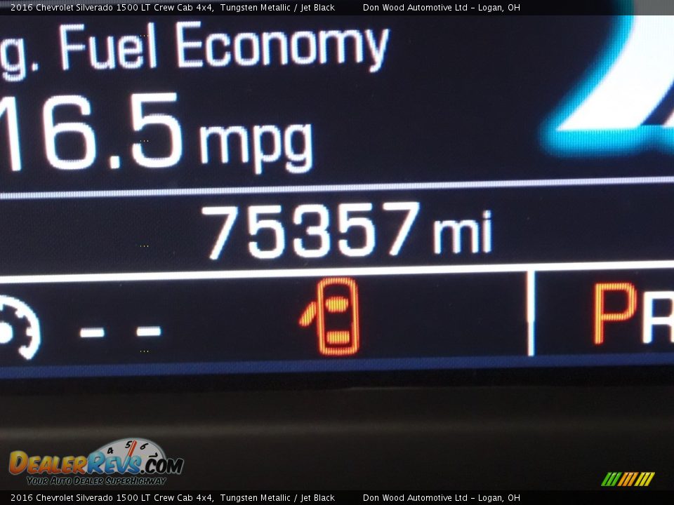 2016 Chevrolet Silverado 1500 LT Crew Cab 4x4 Tungsten Metallic / Jet Black Photo #32