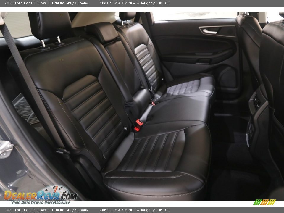 Rear Seat of 2021 Ford Edge SEL AWD Photo #16