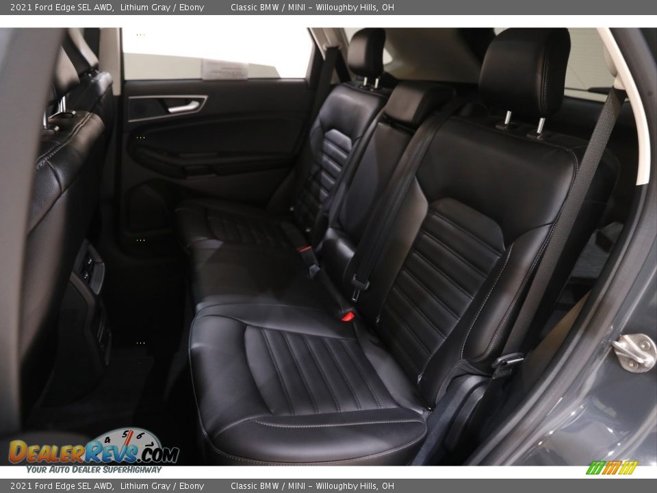 Rear Seat of 2021 Ford Edge SEL AWD Photo #17