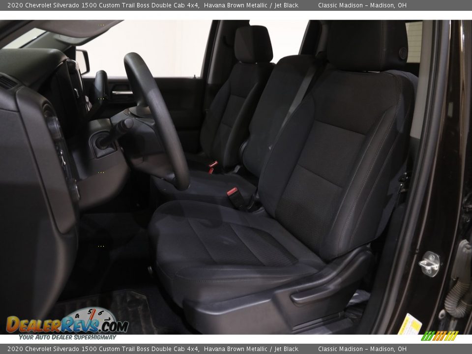 2020 Chevrolet Silverado 1500 Custom Trail Boss Double Cab 4x4 Havana Brown Metallic / Jet Black Photo #5