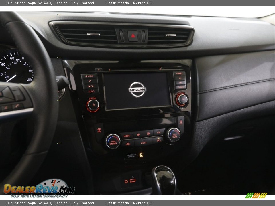 2019 Nissan Rogue SV AWD Caspian Blue / Charcoal Photo #9