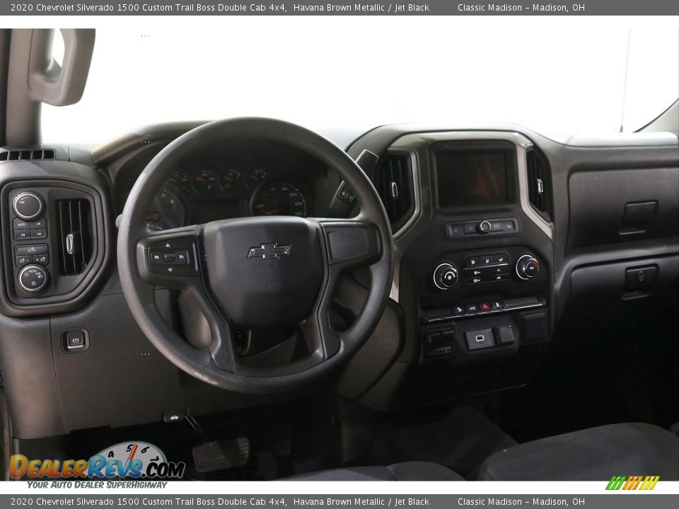2020 Chevrolet Silverado 1500 Custom Trail Boss Double Cab 4x4 Havana Brown Metallic / Jet Black Photo #7