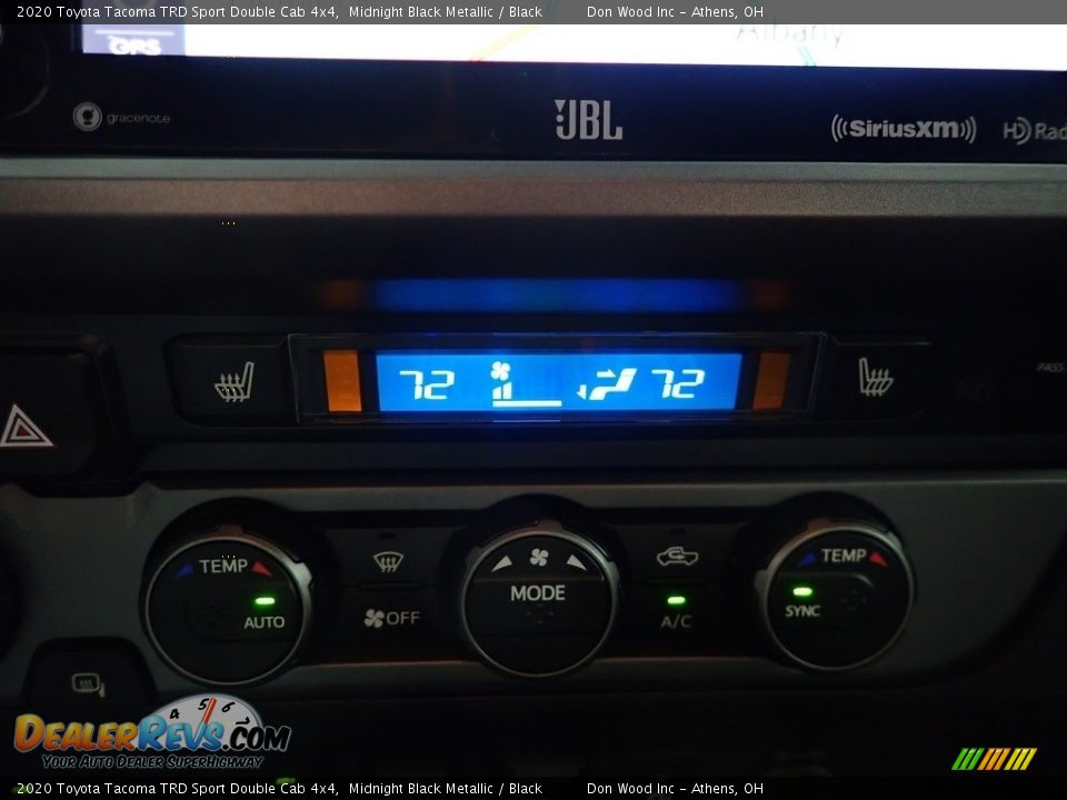 2020 Toyota Tacoma TRD Sport Double Cab 4x4 Midnight Black Metallic / Black Photo #3