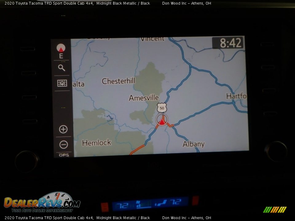 2020 Toyota Tacoma TRD Sport Double Cab 4x4 Midnight Black Metallic / Black Photo #4