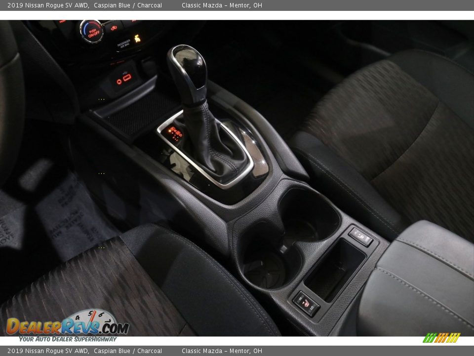 2019 Nissan Rogue SV AWD Caspian Blue / Charcoal Photo #13