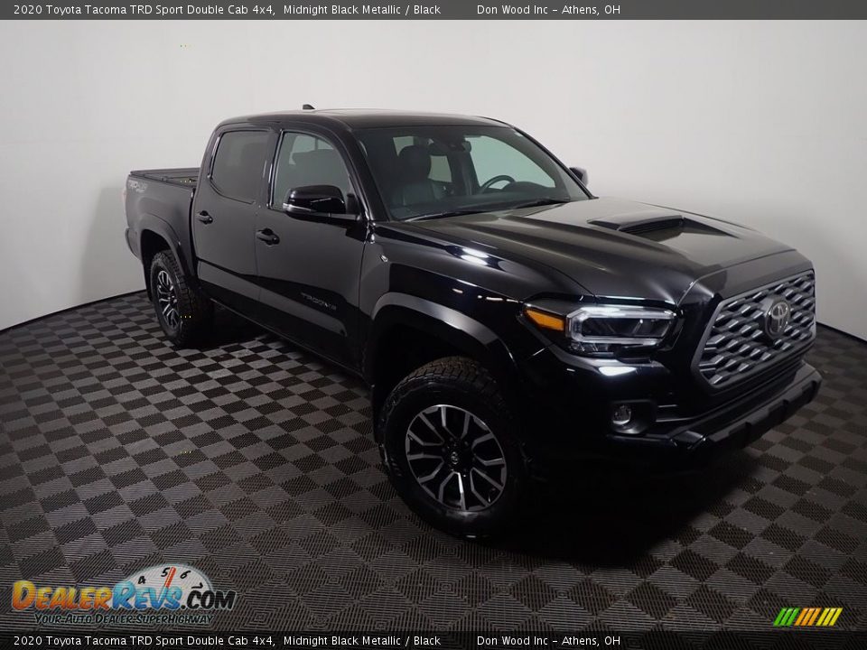 2020 Toyota Tacoma TRD Sport Double Cab 4x4 Midnight Black Metallic / Black Photo #6
