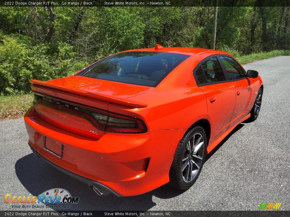 2022 Dodge Charger R/T Plus Go Mango / Black Photo #6