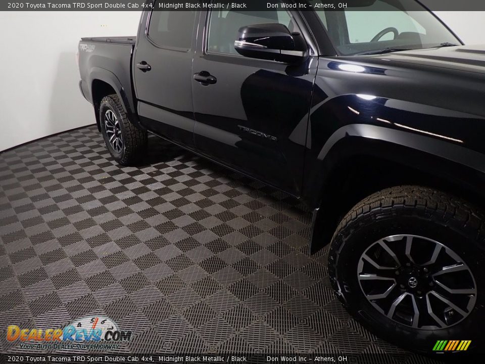 2020 Toyota Tacoma TRD Sport Double Cab 4x4 Midnight Black Metallic / Black Photo #7