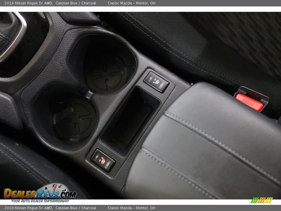 2019 Nissan Rogue SV AWD Caspian Blue / Charcoal Photo #14