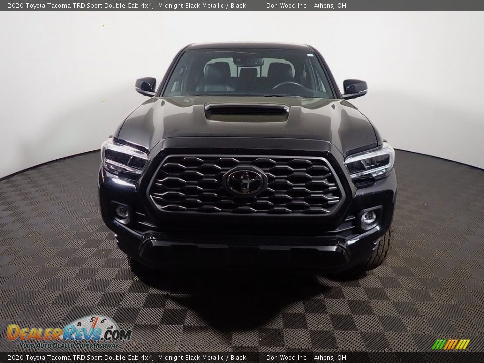 2020 Toyota Tacoma TRD Sport Double Cab 4x4 Midnight Black Metallic / Black Photo #8