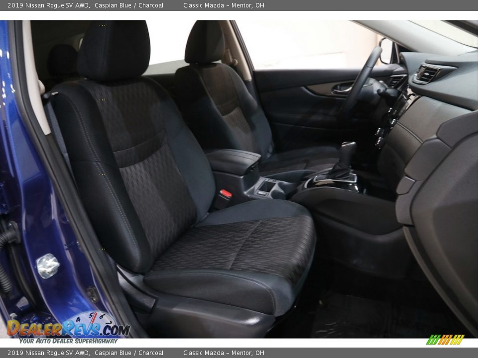 2019 Nissan Rogue SV AWD Caspian Blue / Charcoal Photo #15