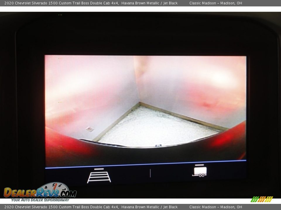 2020 Chevrolet Silverado 1500 Custom Trail Boss Double Cab 4x4 Havana Brown Metallic / Jet Black Photo #13