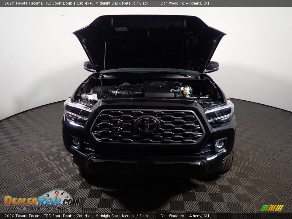 2020 Toyota Tacoma TRD Sport Double Cab 4x4 Midnight Black Metallic / Black Photo #9