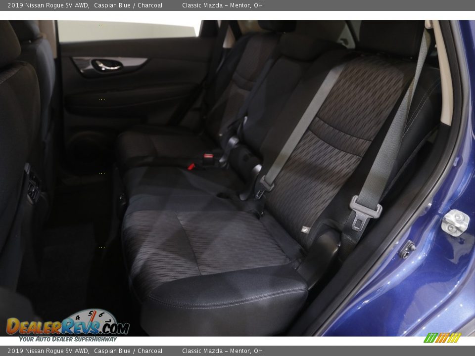 2019 Nissan Rogue SV AWD Caspian Blue / Charcoal Photo #17