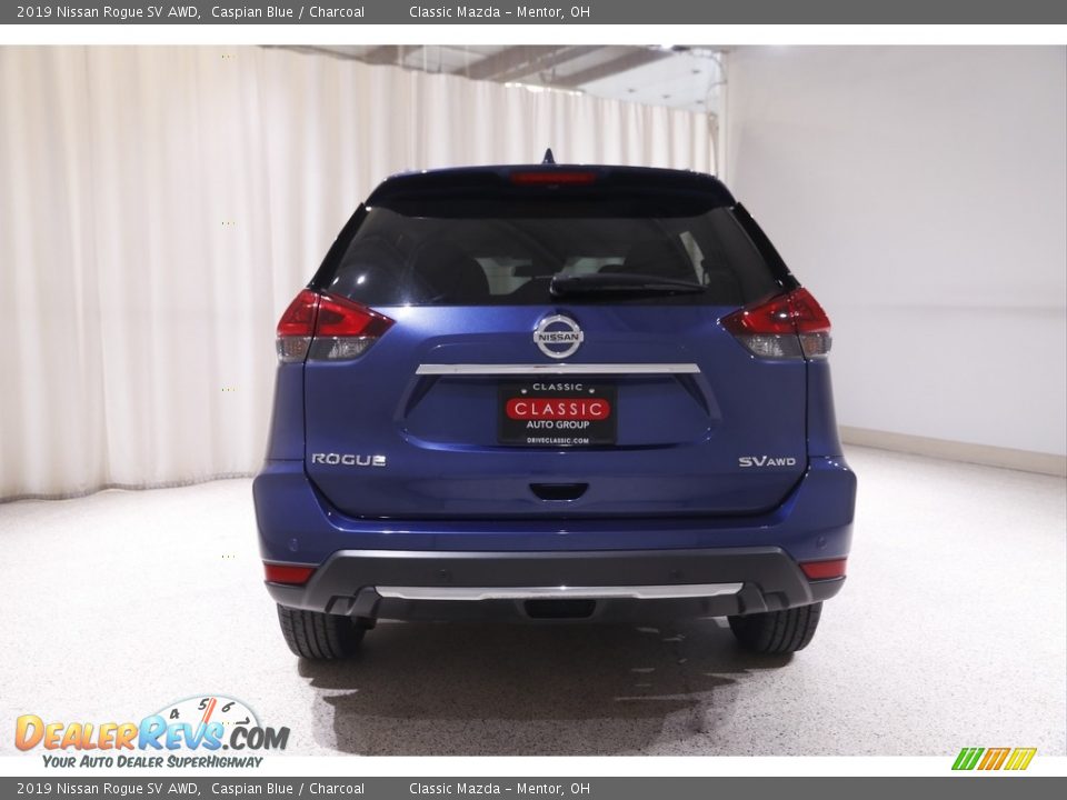 2019 Nissan Rogue SV AWD Caspian Blue / Charcoal Photo #18