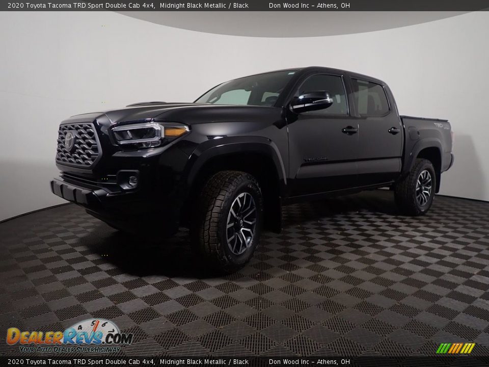 2020 Toyota Tacoma TRD Sport Double Cab 4x4 Midnight Black Metallic / Black Photo #11