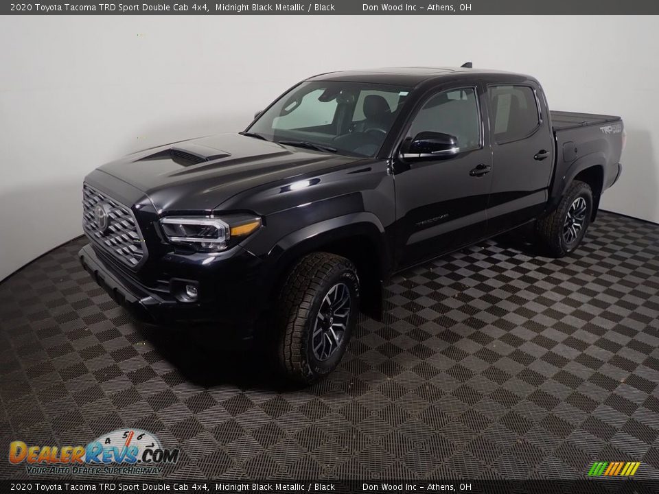 2020 Toyota Tacoma TRD Sport Double Cab 4x4 Midnight Black Metallic / Black Photo #12