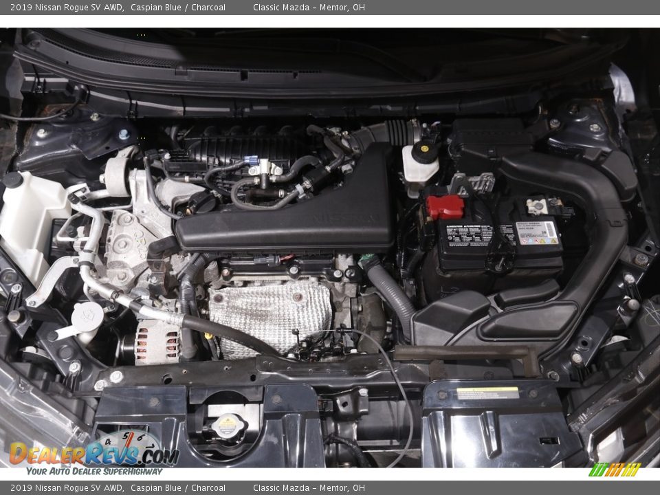 2019 Nissan Rogue SV AWD Caspian Blue / Charcoal Photo #19