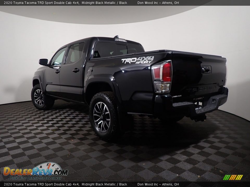 2020 Toyota Tacoma TRD Sport Double Cab 4x4 Midnight Black Metallic / Black Photo #14