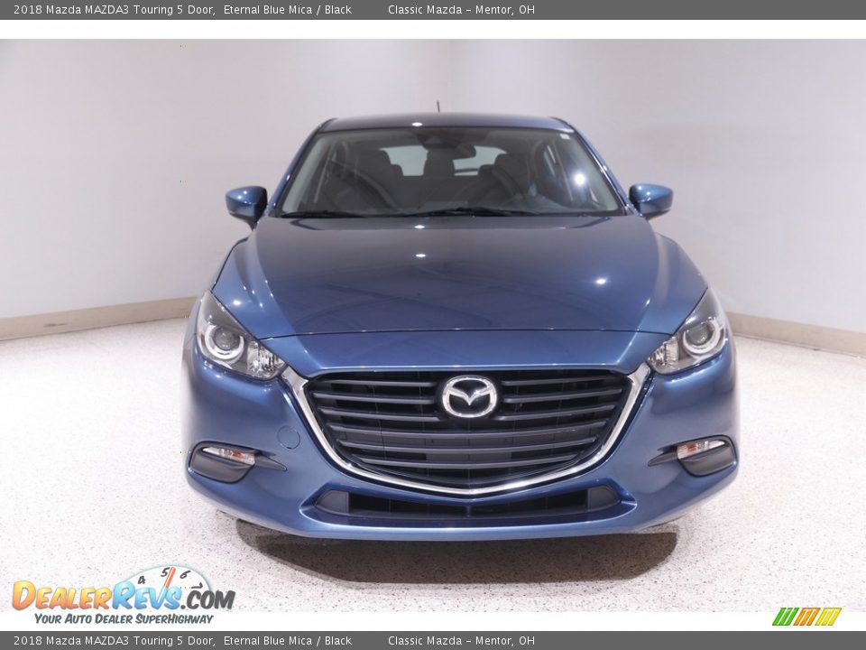 2018 Mazda MAZDA3 Touring 5 Door Eternal Blue Mica / Black Photo #2