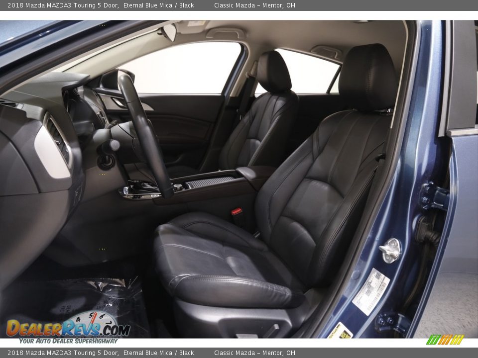 2018 Mazda MAZDA3 Touring 5 Door Eternal Blue Mica / Black Photo #5