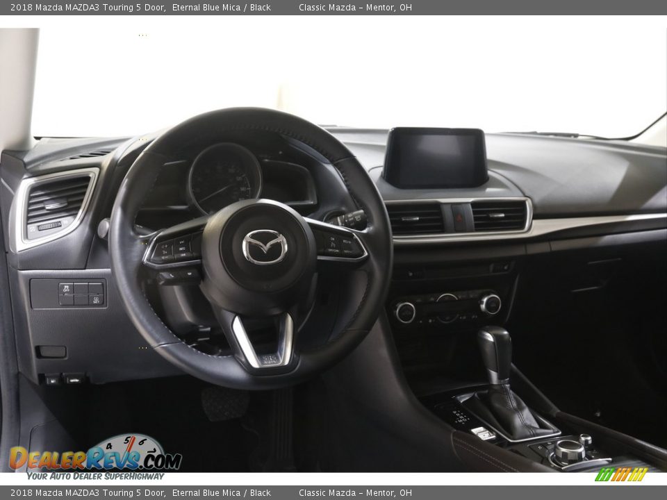 2018 Mazda MAZDA3 Touring 5 Door Eternal Blue Mica / Black Photo #6