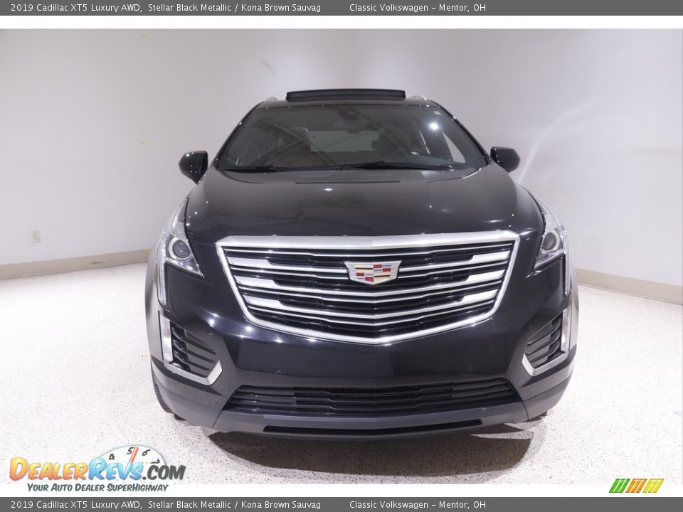 2019 Cadillac XT5 Luxury AWD Stellar Black Metallic / Kona Brown Sauvag Photo #2