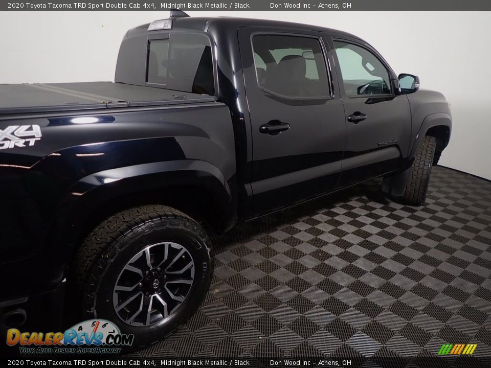 2020 Toyota Tacoma TRD Sport Double Cab 4x4 Midnight Black Metallic / Black Photo #21