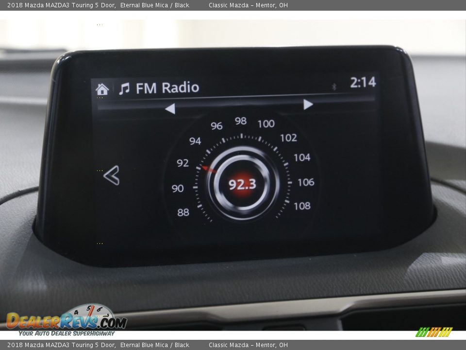 2018 Mazda MAZDA3 Touring 5 Door Eternal Blue Mica / Black Photo #10