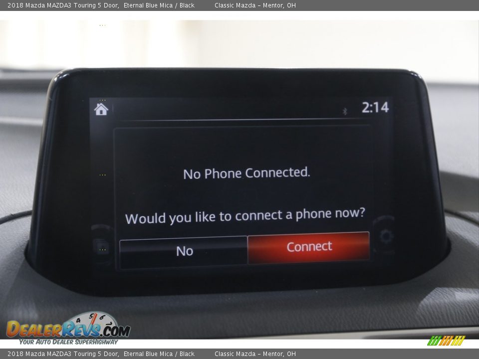 2018 Mazda MAZDA3 Touring 5 Door Eternal Blue Mica / Black Photo #11