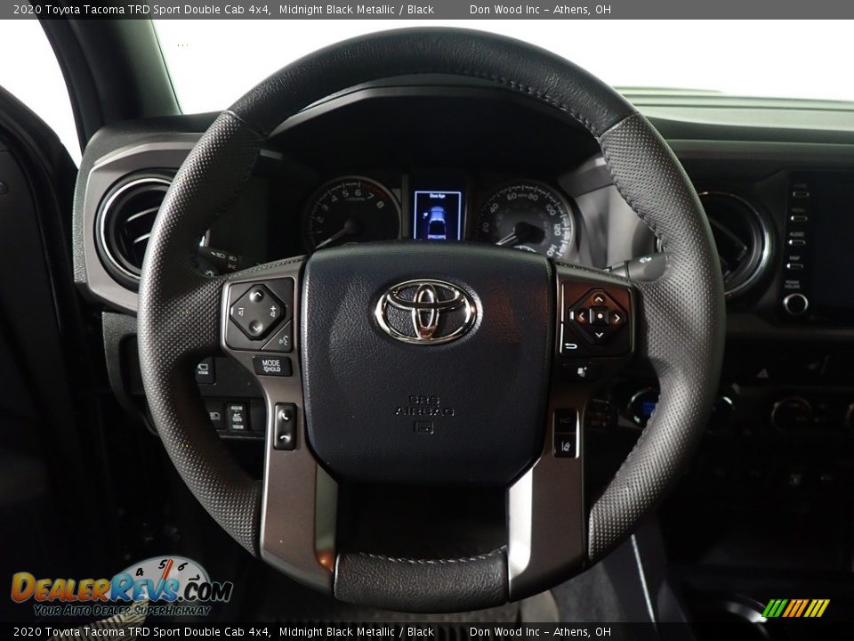 2020 Toyota Tacoma TRD Sport Double Cab 4x4 Midnight Black Metallic / Black Photo #29