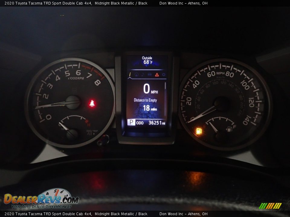 2020 Toyota Tacoma TRD Sport Double Cab 4x4 Midnight Black Metallic / Black Photo #30