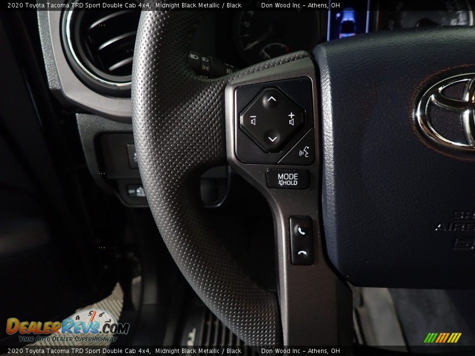 2020 Toyota Tacoma TRD Sport Double Cab 4x4 Midnight Black Metallic / Black Photo #31