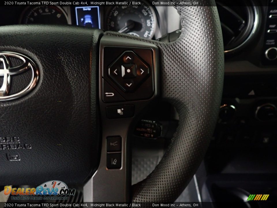 2020 Toyota Tacoma TRD Sport Double Cab 4x4 Midnight Black Metallic / Black Photo #32