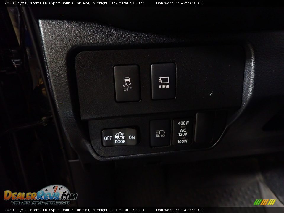 2020 Toyota Tacoma TRD Sport Double Cab 4x4 Midnight Black Metallic / Black Photo #33