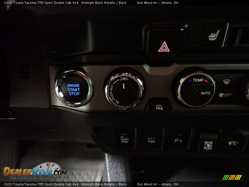 2020 Toyota Tacoma TRD Sport Double Cab 4x4 Midnight Black Metallic / Black Photo #34