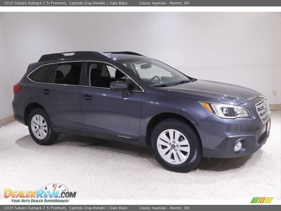 Carbide Gray Metallic 2015 Subaru Outback 2.5i Premium Photo #1