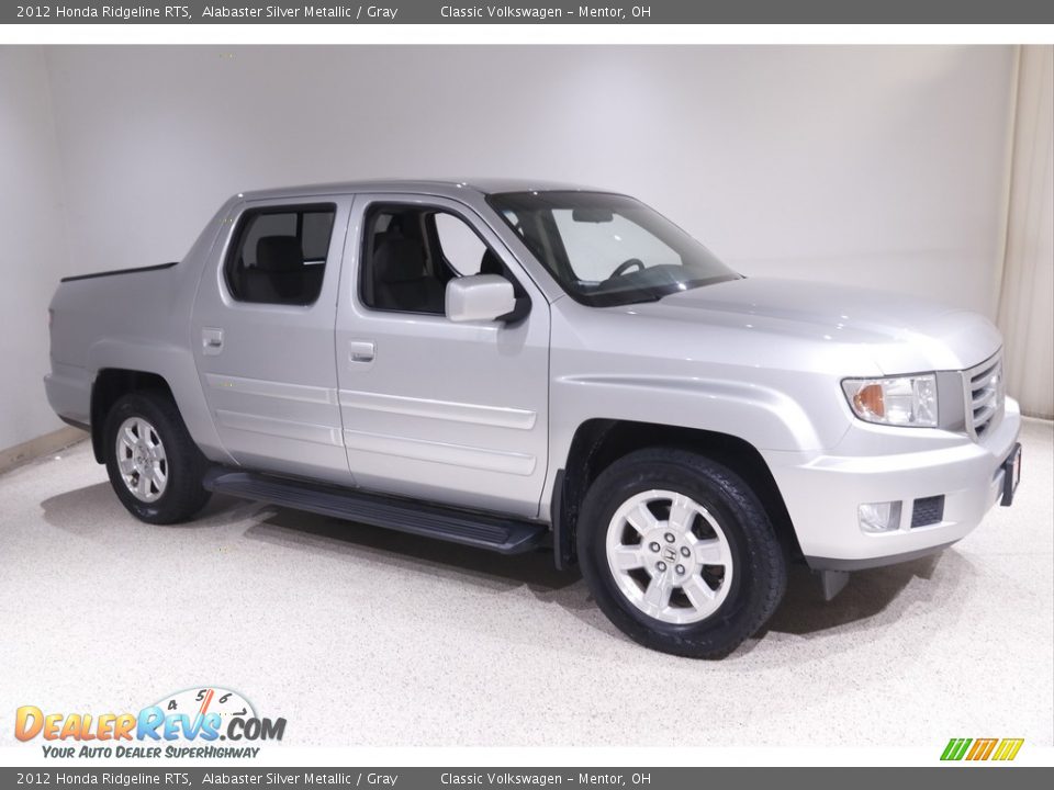 2012 Honda Ridgeline RTS Alabaster Silver Metallic / Gray Photo #1