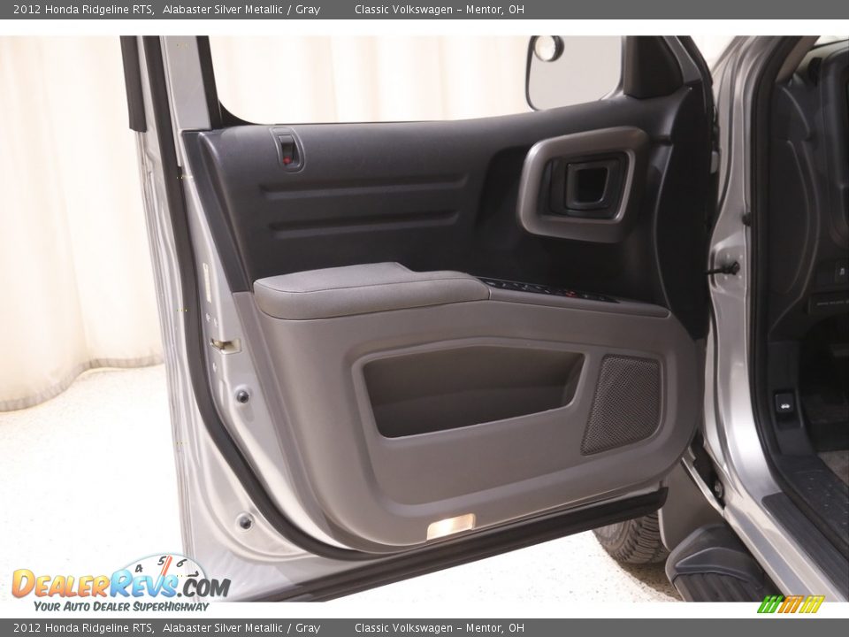 2012 Honda Ridgeline RTS Alabaster Silver Metallic / Gray Photo #4