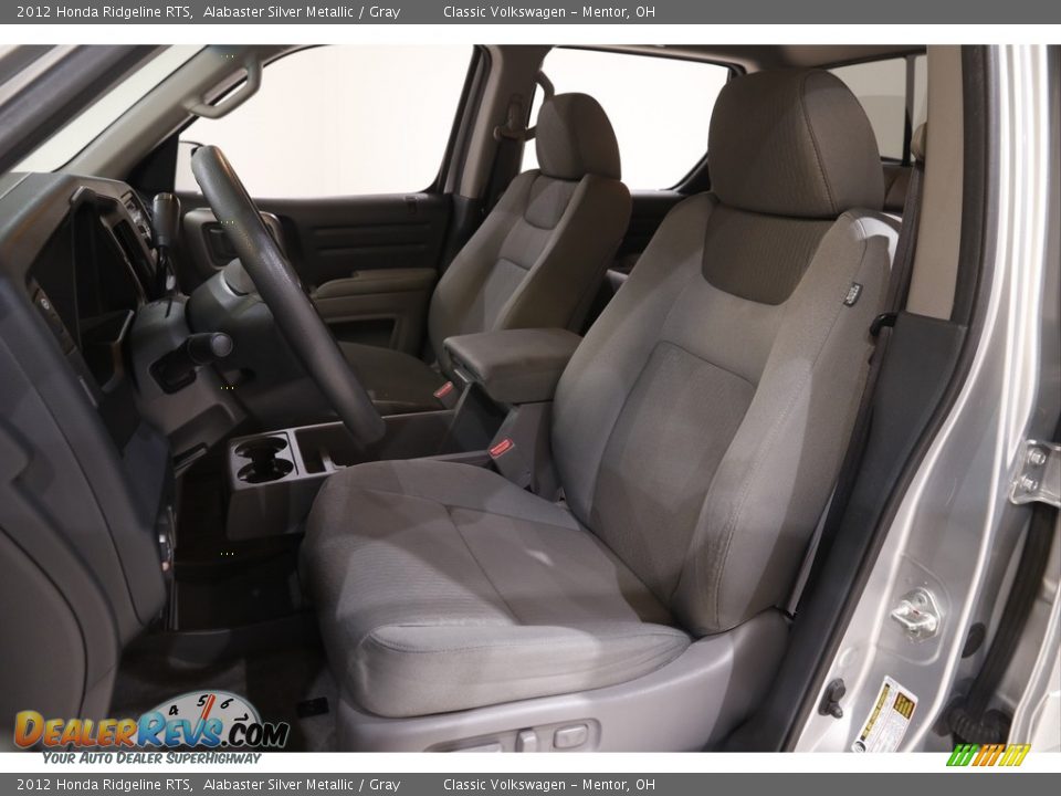 2012 Honda Ridgeline RTS Alabaster Silver Metallic / Gray Photo #5