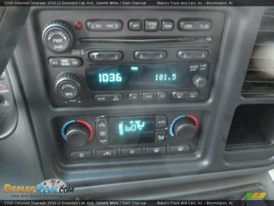 2006 Chevrolet Silverado 1500 LS Extended Cab 4x4 Summit White / Dark Charcoal Photo #12