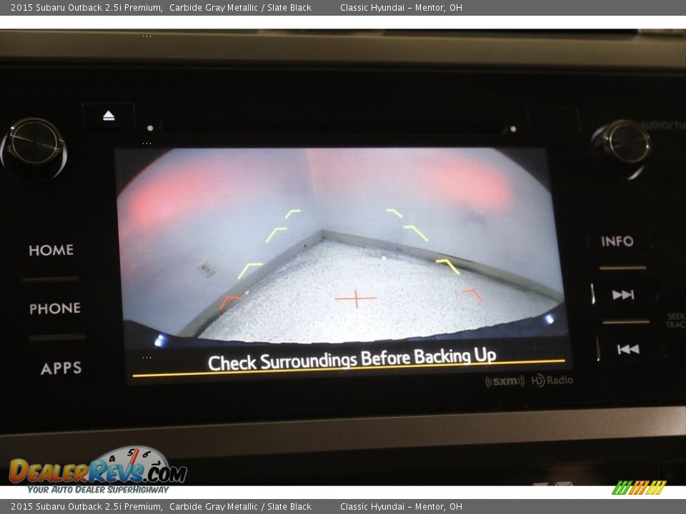 2015 Subaru Outback 2.5i Premium Carbide Gray Metallic / Slate Black Photo #12