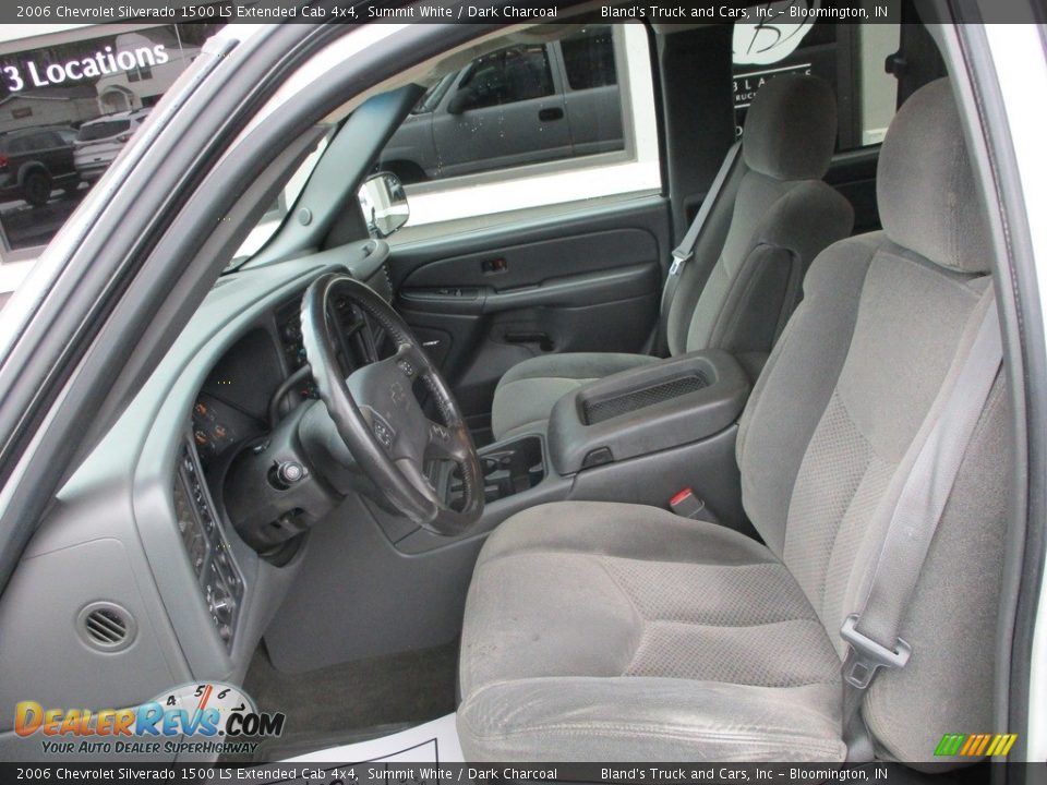 2006 Chevrolet Silverado 1500 LS Extended Cab 4x4 Summit White / Dark Charcoal Photo #15